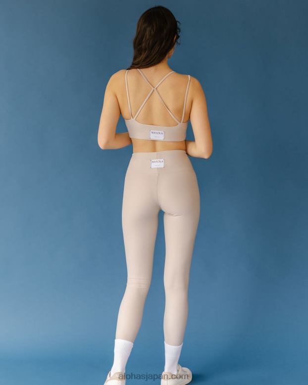 Alohas42TFH653 女性 クロスバック - ベージュのエコニルトップ