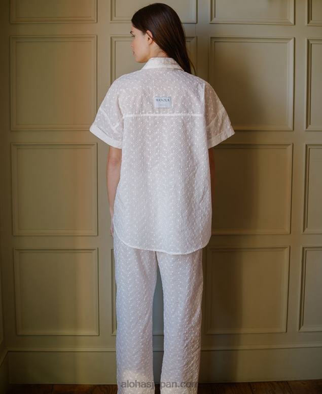 Alohas42TFH703 女性 blanca - 白いパジャマパンツ