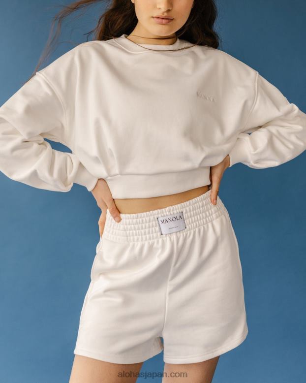 Alohas42TFH776 女性 ロッキー - 白いコットンショーツ