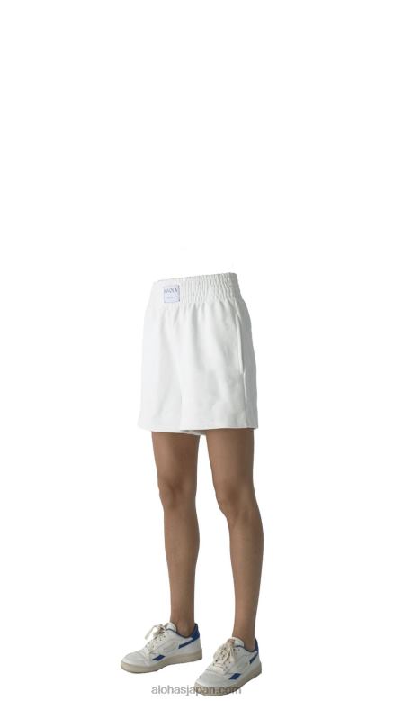 Alohas42TFH776 女性 ロッキー - 白いコットンショーツ