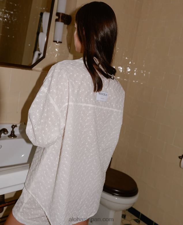 Alohas42TFH990 女性 ブランカ - 白いパジャマ