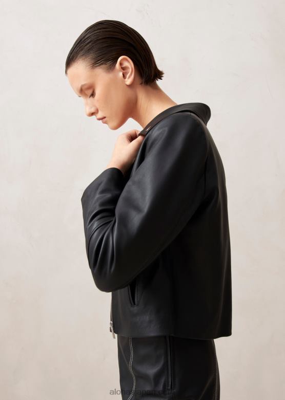 Alohas 黒 42TFH1023 女性 ツアー - 黒のレザージャケット