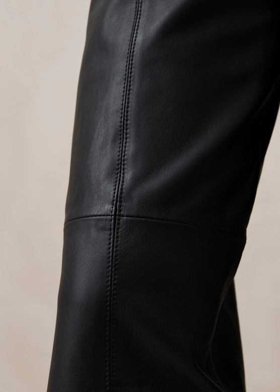 Alohas 黒 42TFH1025 女性 モンペリエ - 黒のレザーパンツ