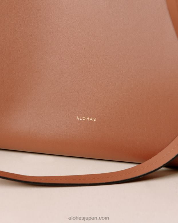 Alohas トウモロコシの日焼け 42TFH1032 女性 the z corn - ブラウン ビーガン レザー ハンドバッグ