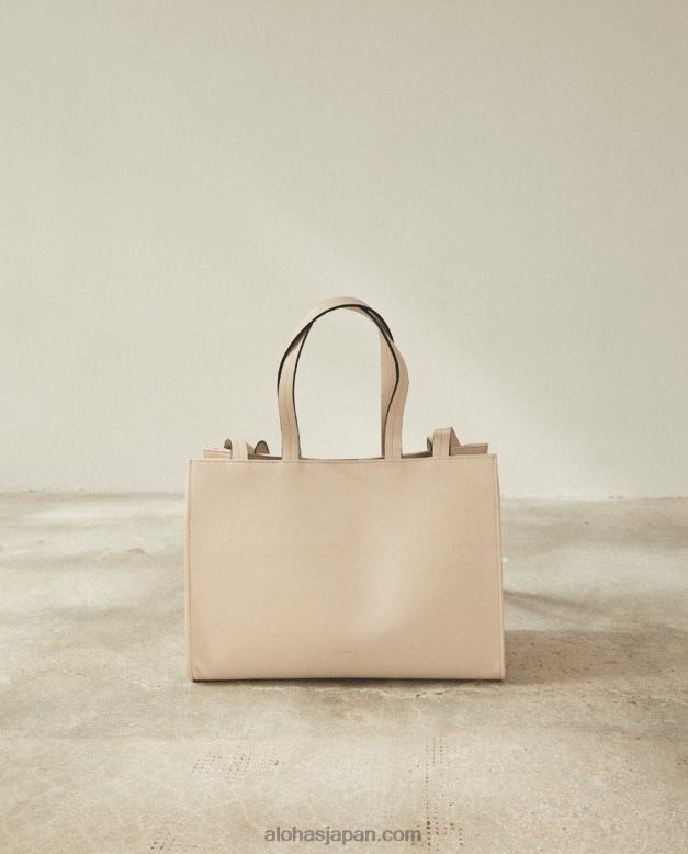 Alohas 象牙 42TFH1033 女性 the Z - ホワイトレザーハンドバッグ