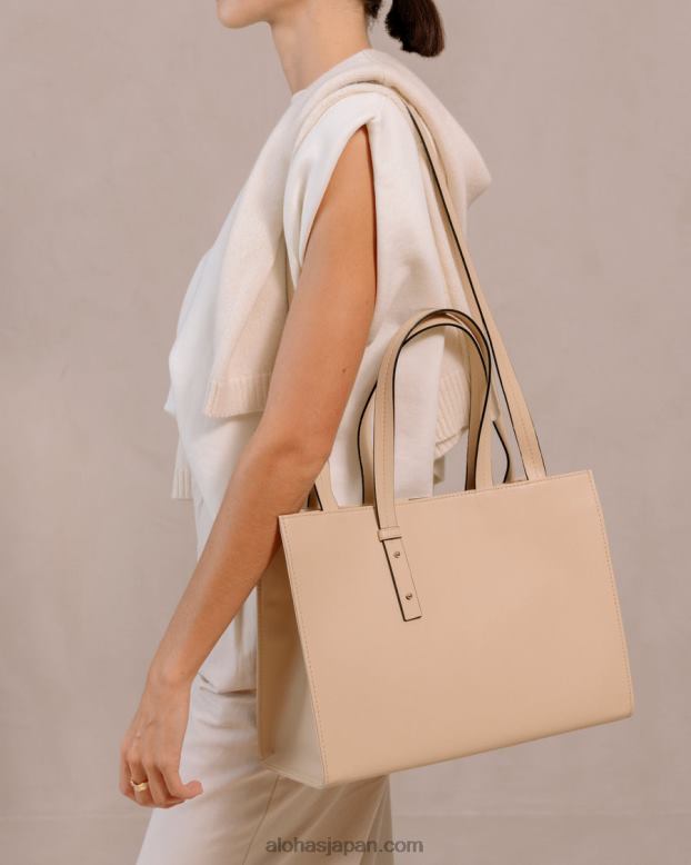Alohas コーンクリーム 42TFH1034 女性 the z corn - ホワイト ビーガン レザー ハンドバッグ