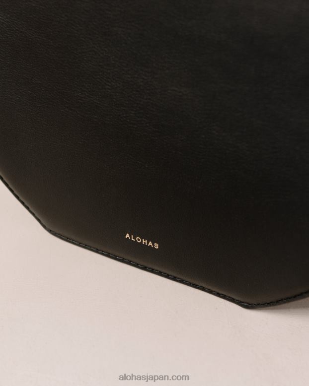 Alohas ブラッククリーム 42TFH1036 女性 the o venti indo - 黒と白のレザーバッグ