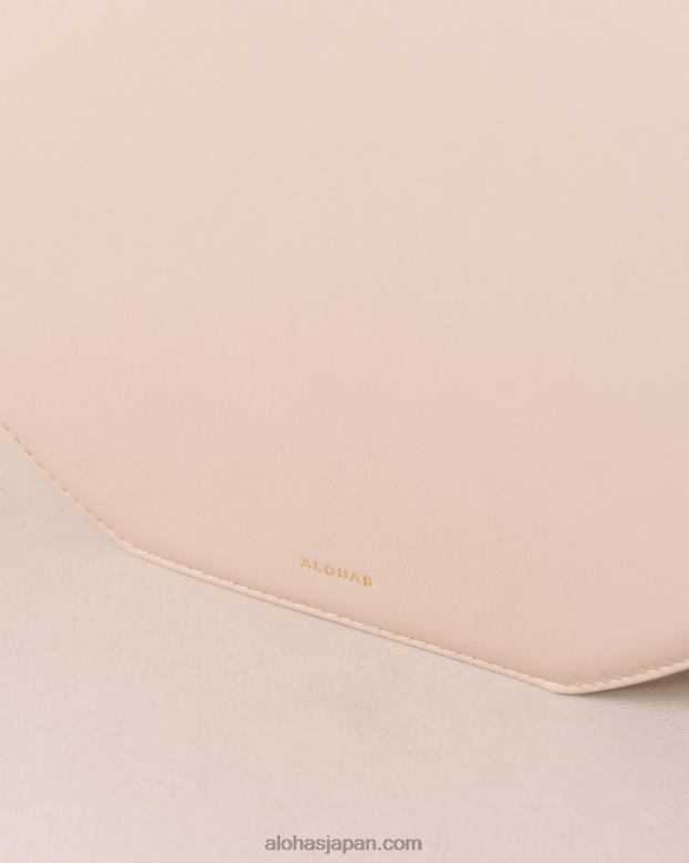 Alohas クリームストーンベージュ 42TFH1037 女性 the o venti indo - ホワイトとベージュのレザーバッグ