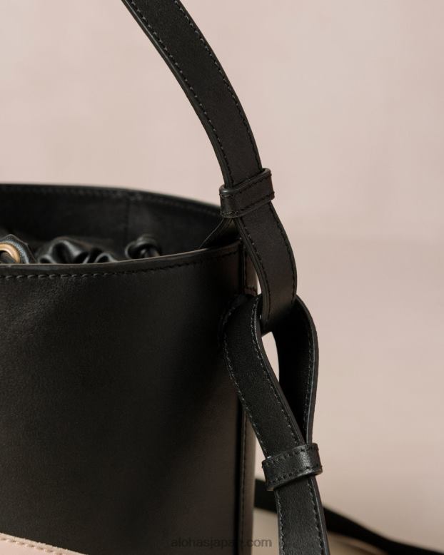 Alohas 万華鏡ブラックストーンベージュプリント 42TFH1051 女性 the u venti カレイドスコープ - マルチカラー レザー ハンドバッグ