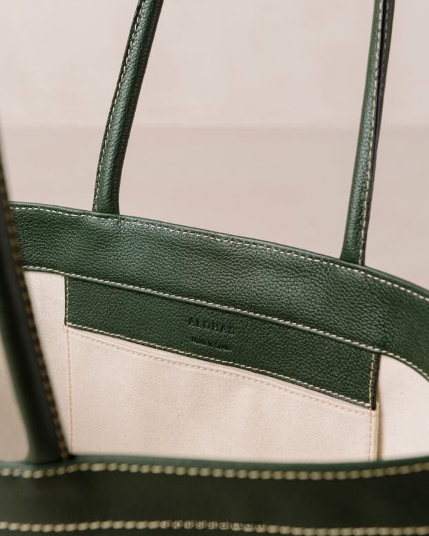Alohas フォレストグリーン 42TFH1053 女性 f - グリーン レザー ハンドバッグ