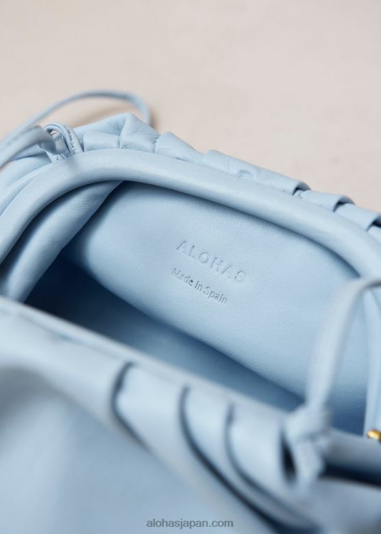 Alohas ベイビーブルー 42TFH1058 女性 the d - ベイビーブルー レザー ハンドバッグ