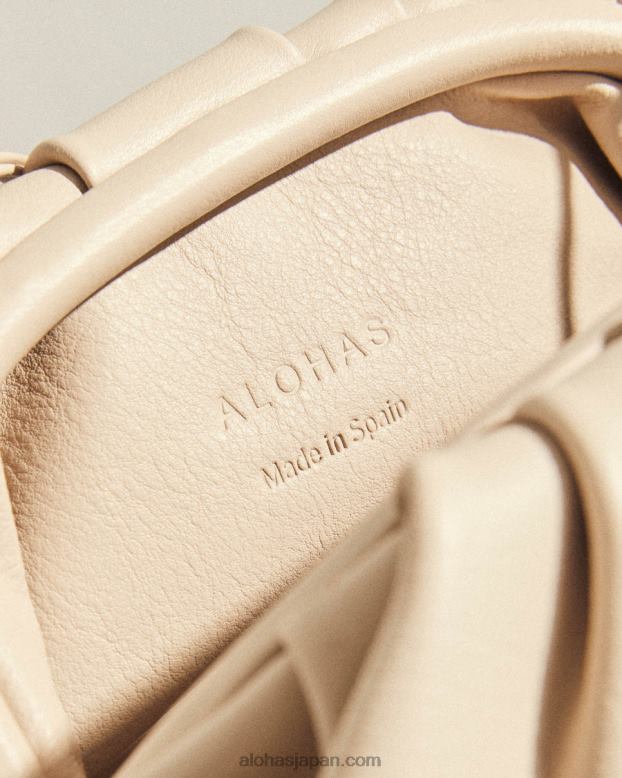 Alohas 象牙 42TFH1059 女性 the d - ホワイトレザーハンドバッグ