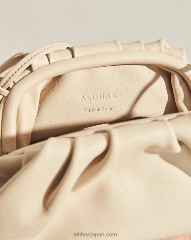 Alohas 象牙 42TFH1059 女性 the d - ホワイトレザーハンドバッグ