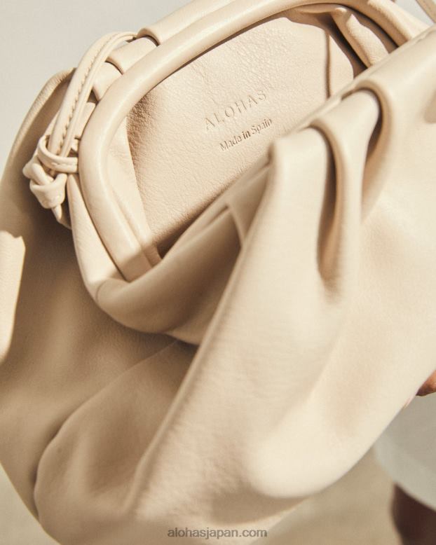 Alohas 象牙 42TFH1059 女性 the d - ホワイトレザーハンドバッグ