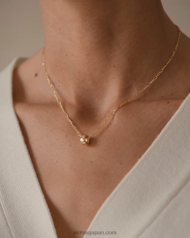 Alohas 金 42TFH1078 女性 気が遠くなる - ゴールドのネックレス