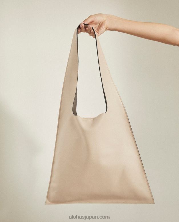 Alohas 象牙 42TFH1097 女性 l - ホワイトレザーハンドバッグ