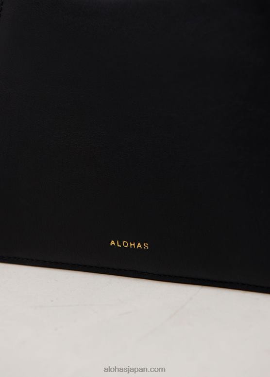 Alohas スカッキ ブラックタン/タン 42TFH1100 女性 a scacchi - 黒と茶色の市松模様のハンドバッグ