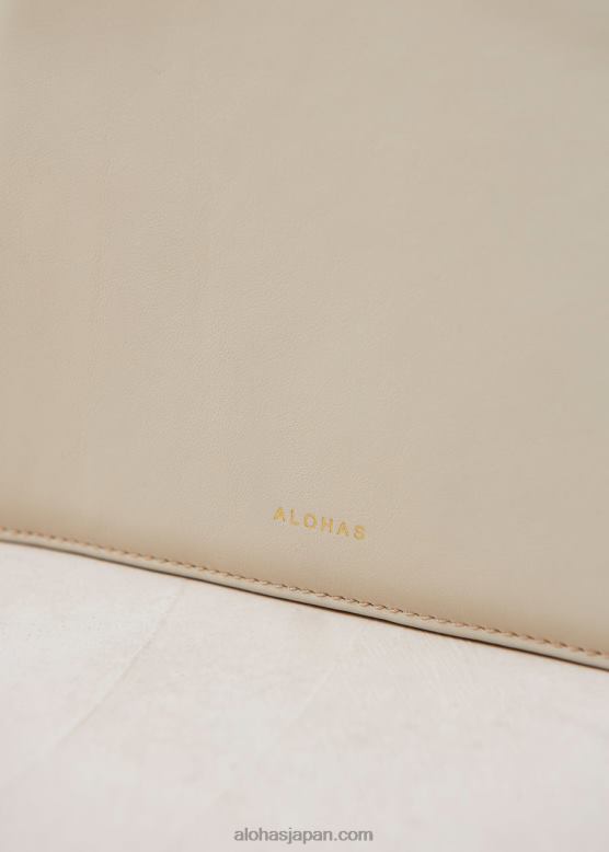 Alohas スカッキ アイボリー エバーグリーン 42TFH1101 女性 a scacchi - 白と緑の市松模様のハンドバッグ
