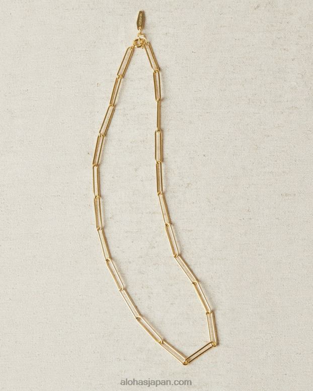 Alohas 金 42TFH1116 女性 リンクアップ - ゴールドのネックレス