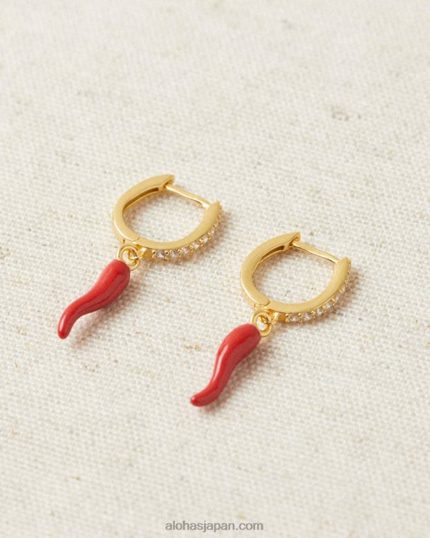 Alohas 金 42TFH1125 女性 スパイシー - ゴールド イヤリング