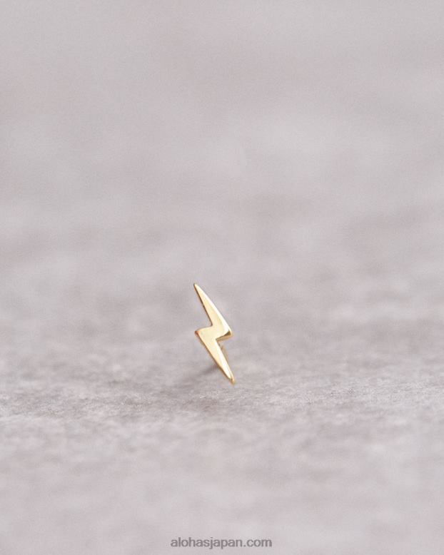 Alohas 金 42TFH1145 女性 サンダーボルト - ゴールド イヤリング