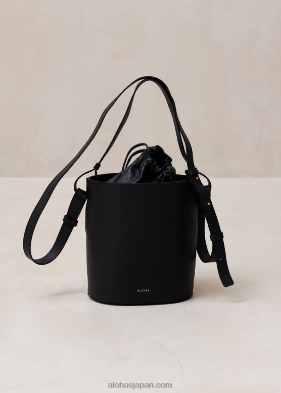 Alohas スカッキブラックタン 42TFH1152 女性 the u venti scacchi - 黒と茶色のレザー ハンドバッグ