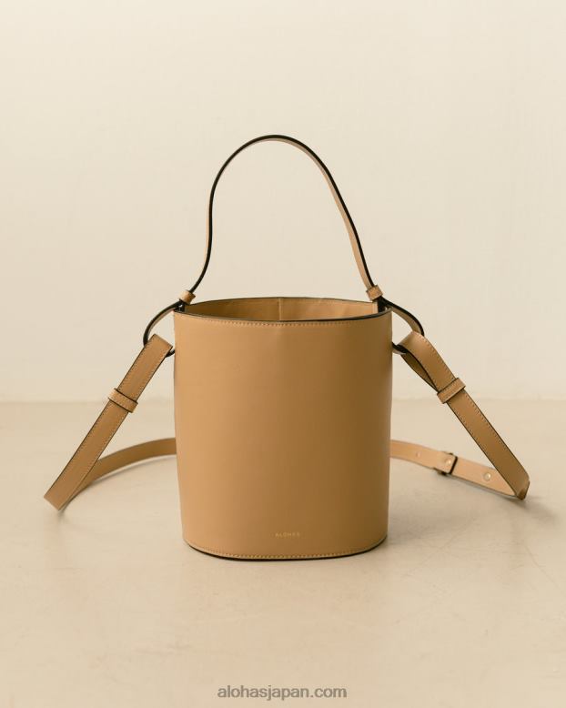 Alohas スカッキ ストーン ベージュ アイボリー 42TFH1153 女性 the u venti scacchi - ホワイトとベージュのレザー ハンドバッグ