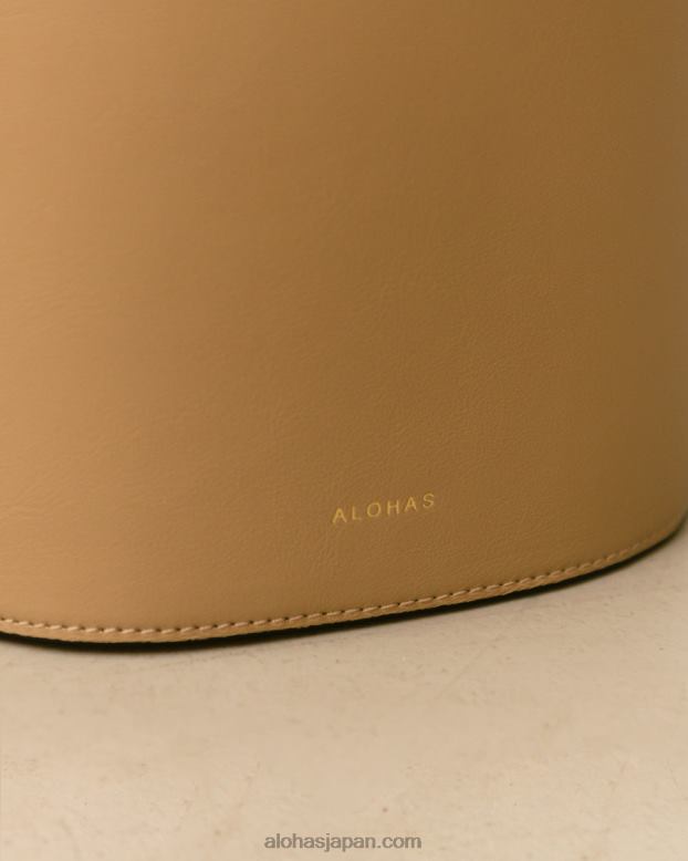 Alohas スカッキ ストーン ベージュ アイボリー 42TFH1153 女性 the u venti scacchi - ホワイトとベージュのレザー ハンドバッグ