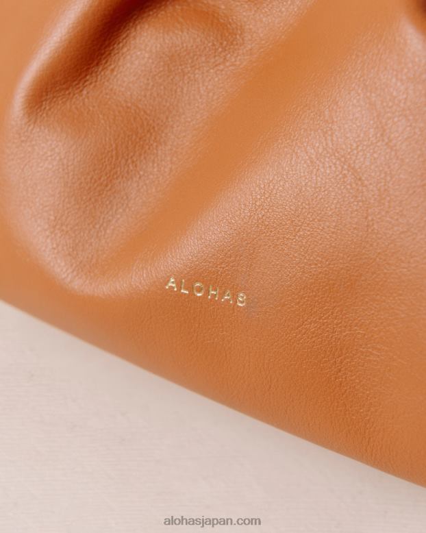 Alohas 黄褐色 42TFH1157 女性 ミニD - ブラウンレザーバッグ