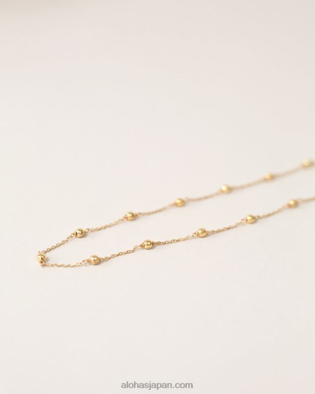Alohas 金 42TFH1182 女性 ドット - ゴールド ネックレス