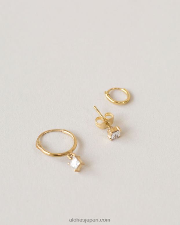 Alohas 金 42TFH1186 女性 遺産 - ゴールド ピアス