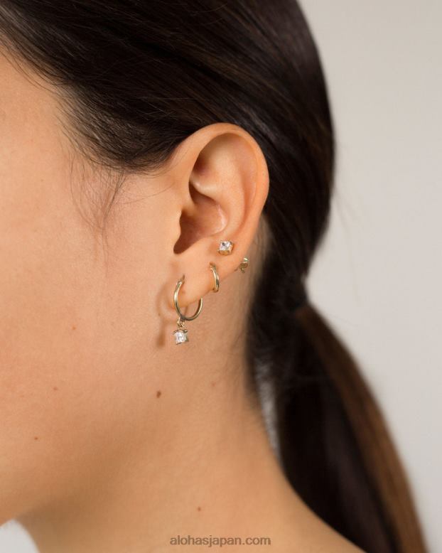 Alohas 金 42TFH1186 女性 遺産 - ゴールド ピアス