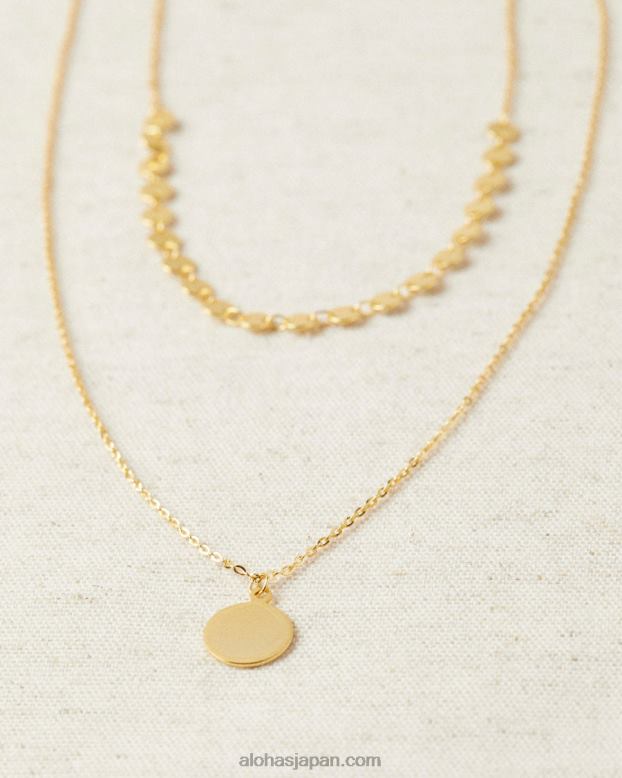 Alohas 金 42TFH1189 女性 カリーナ - ゴールドネックレス