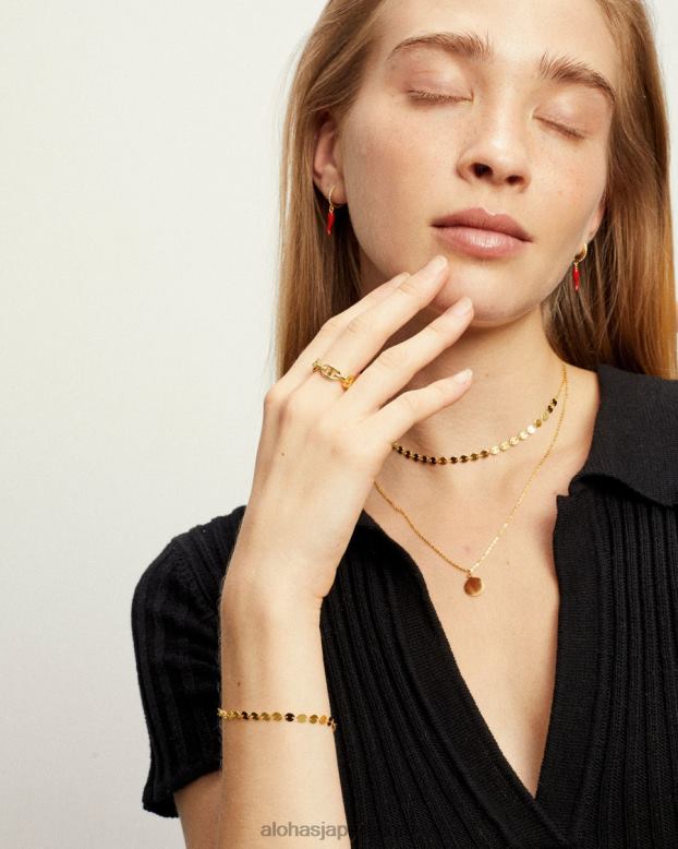 Alohas 金 42TFH1189 女性 カリーナ - ゴールドネックレス