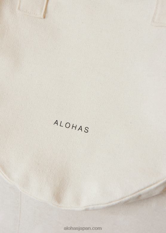 Alohas クリーム 42TFH1197 女性 Moonchild - ホワイトコットンハンドバッグ
