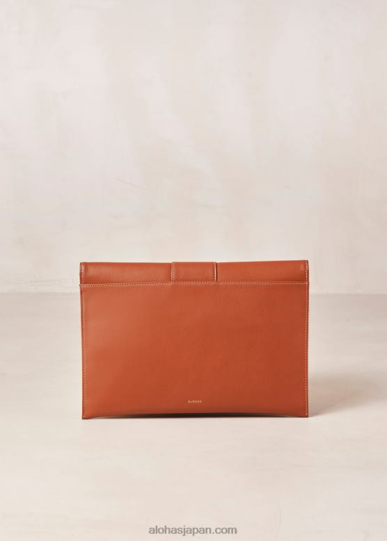 Alohas 黄褐色 42TFH1211 女性 e - ブラウン レザー ハンドバッグ