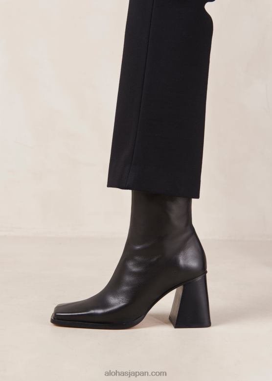 Alohas 黒 42TFH145 女性 サウス - 黒のレザーブーツ