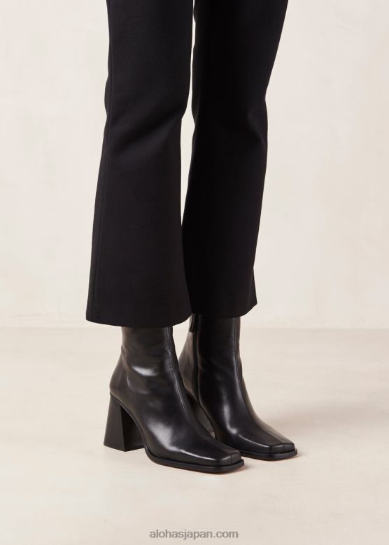 Alohas 黒 42TFH145 女性 サウス - 黒のレザーブーツ