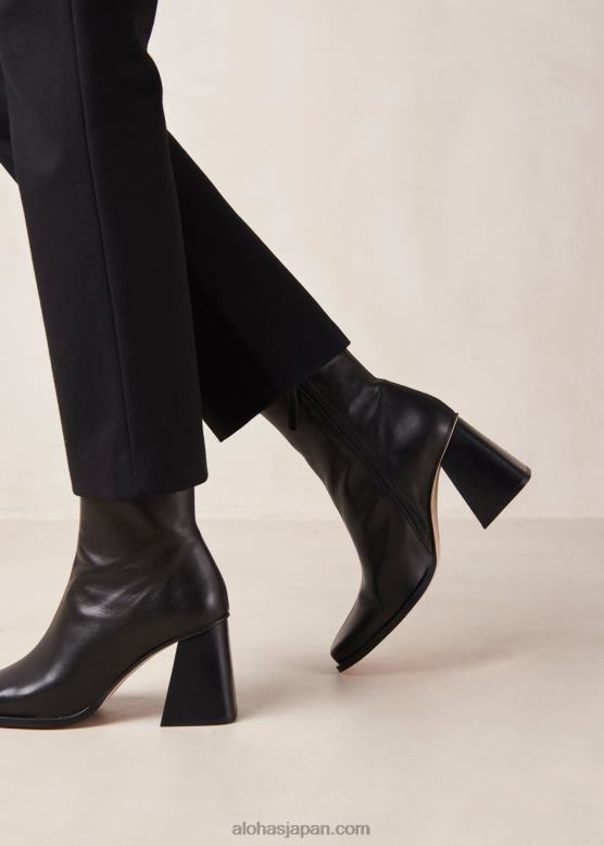 Alohas 黒 42TFH145 女性 サウス - 黒のレザーブーツ