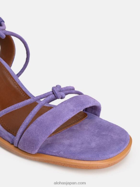 Alohas ジャスミンパープル 42TFH175 女性 ソフィー - パープルスエードサンダル