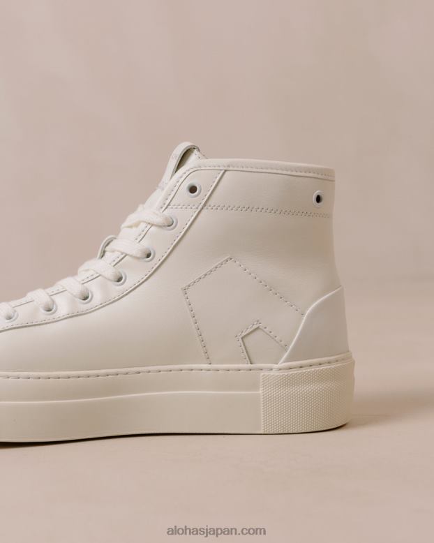 Alohas クリーム 42TFH262 女性 tb.35 - ホワイトレザースニーカー
