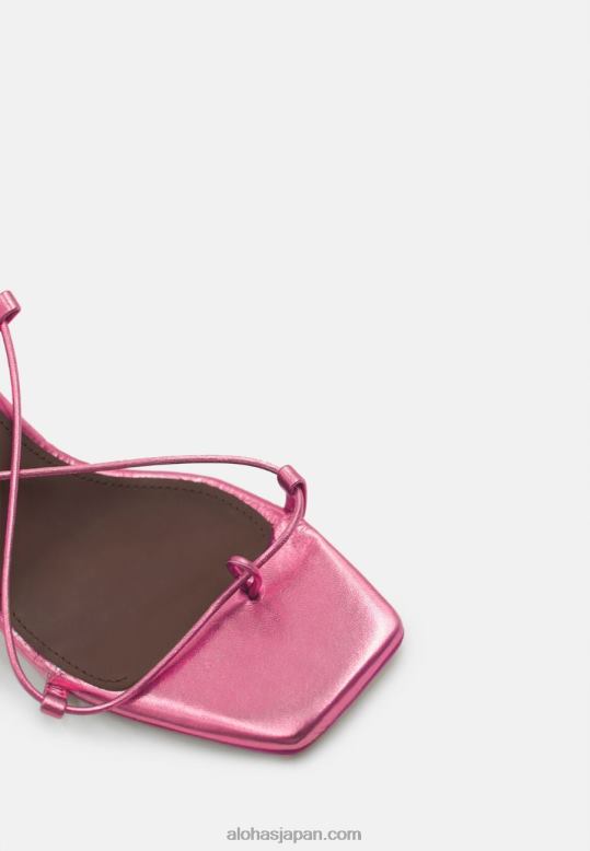 Alohas ピンク 42TFH298 女性 Bellini - ピンクのレザーサンダル