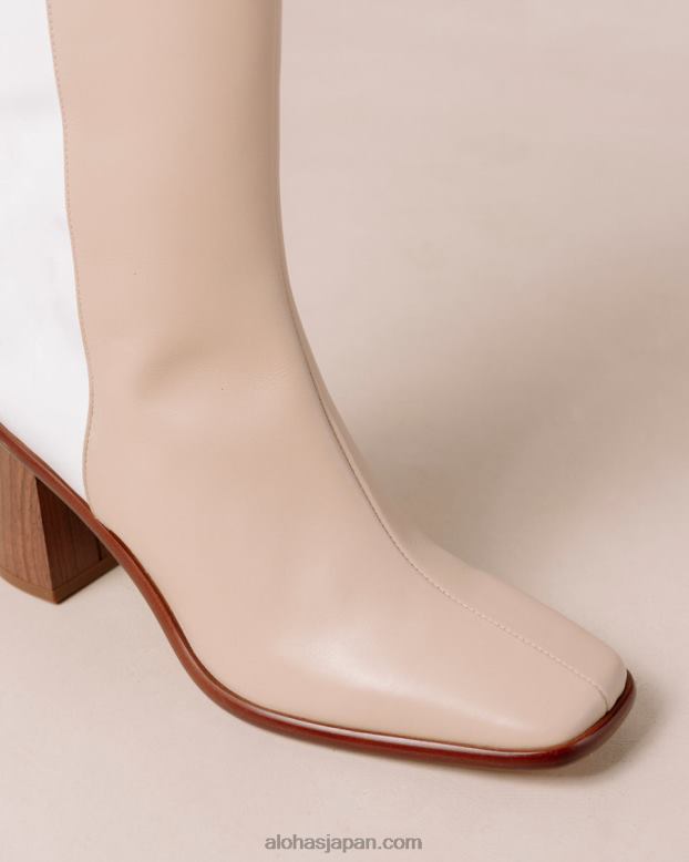 Alohas ストーンベージュ明るい白 42TFH36 女性 東 - 白とベージュのブーツ