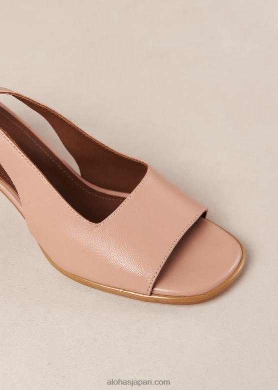 Alohas ピーチピンク 42TFH388 女性 リール - ピンクのレザーサンダル