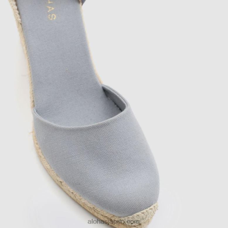 Alohas グレー 42TFH437 女性 clara by day - グレーのキャンバス エスパドリーユ