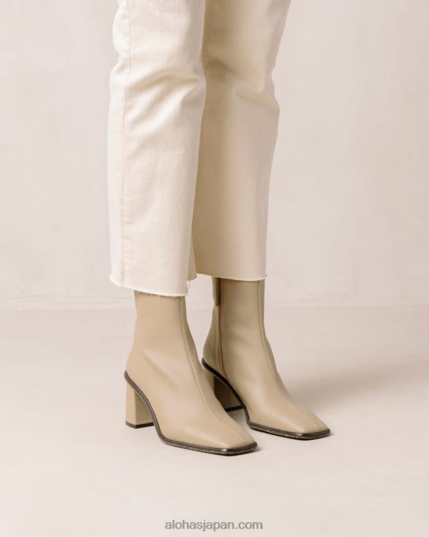 Alohas 温かみのあるサンドベージュ 42TFH454 女性 West Cactus - ベージュのビーガン レザー ブーツ