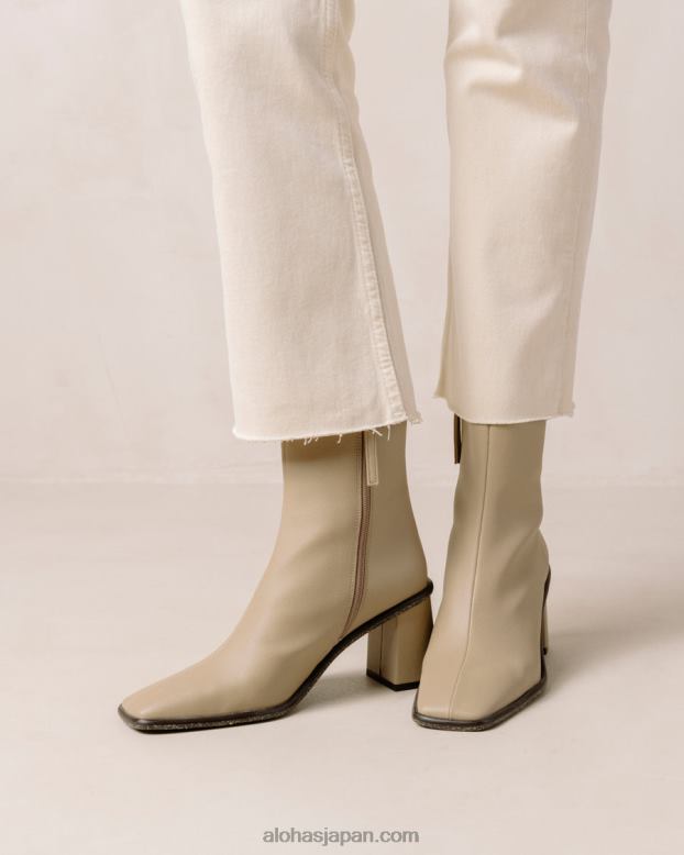 Alohas 温かみのあるサンドベージュ 42TFH454 女性 West Cactus - ベージュのビーガン レザー ブーツ