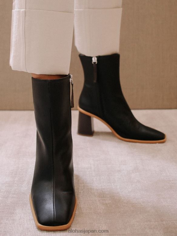 Alohas グレー 42TFH463 女性 West - ダークグレーのビーガンレザーブーツ