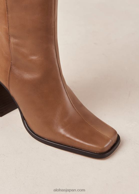 Alohas キャメル 42TFH476 女性 ノース - 茶色のレザーブーツ