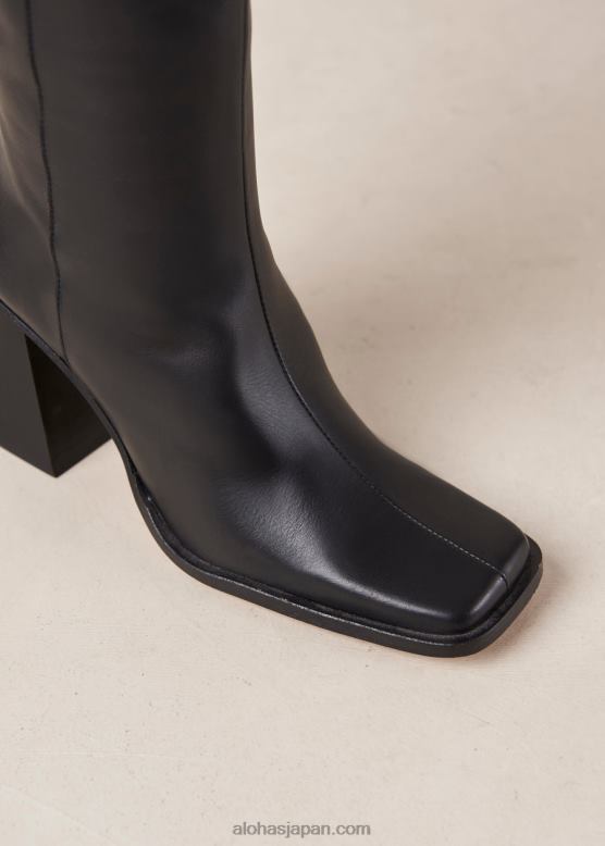 Alohas 黒 42TFH477 女性 ノース - 黒のレザーブーツ